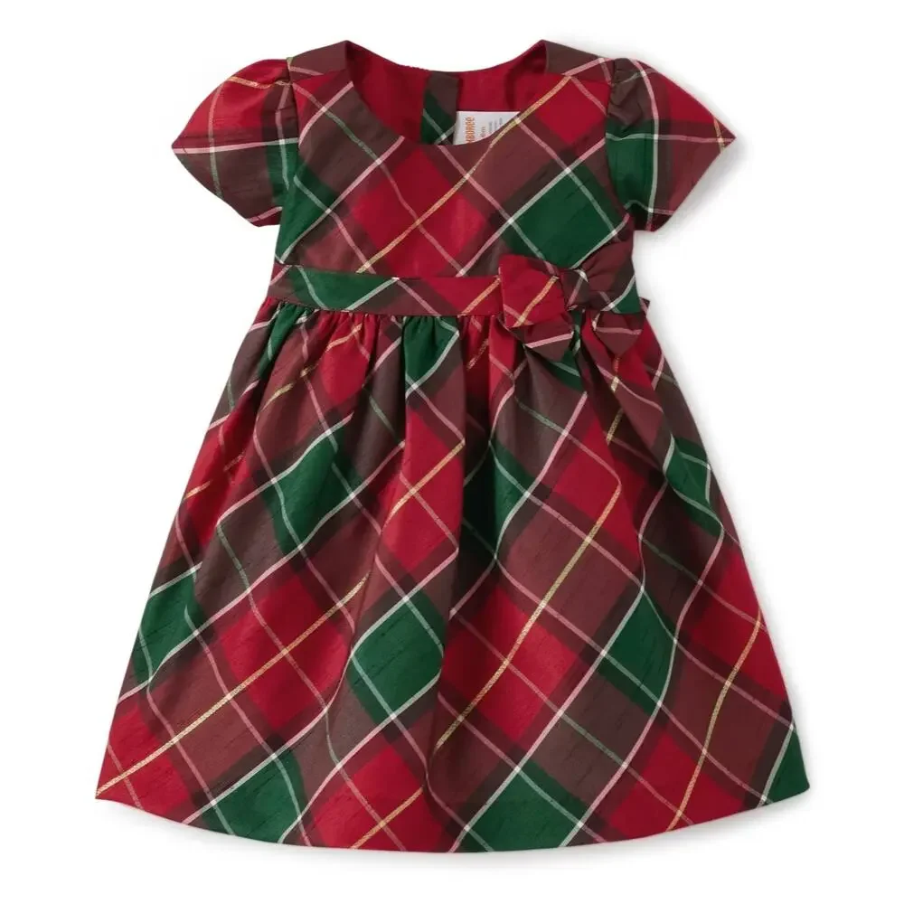 Gymboree Girls Red Plaid Holiday Dress - Excellent!